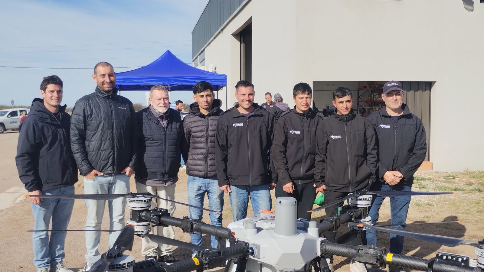 Flyagro team in a group